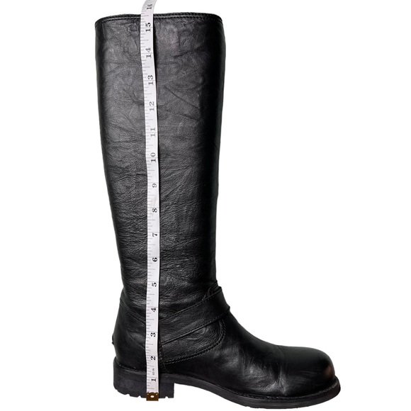 Jimmy Choo Yule Biker Leather Moto Boots size 5.5 Made in Italy - Picture 12 of 15